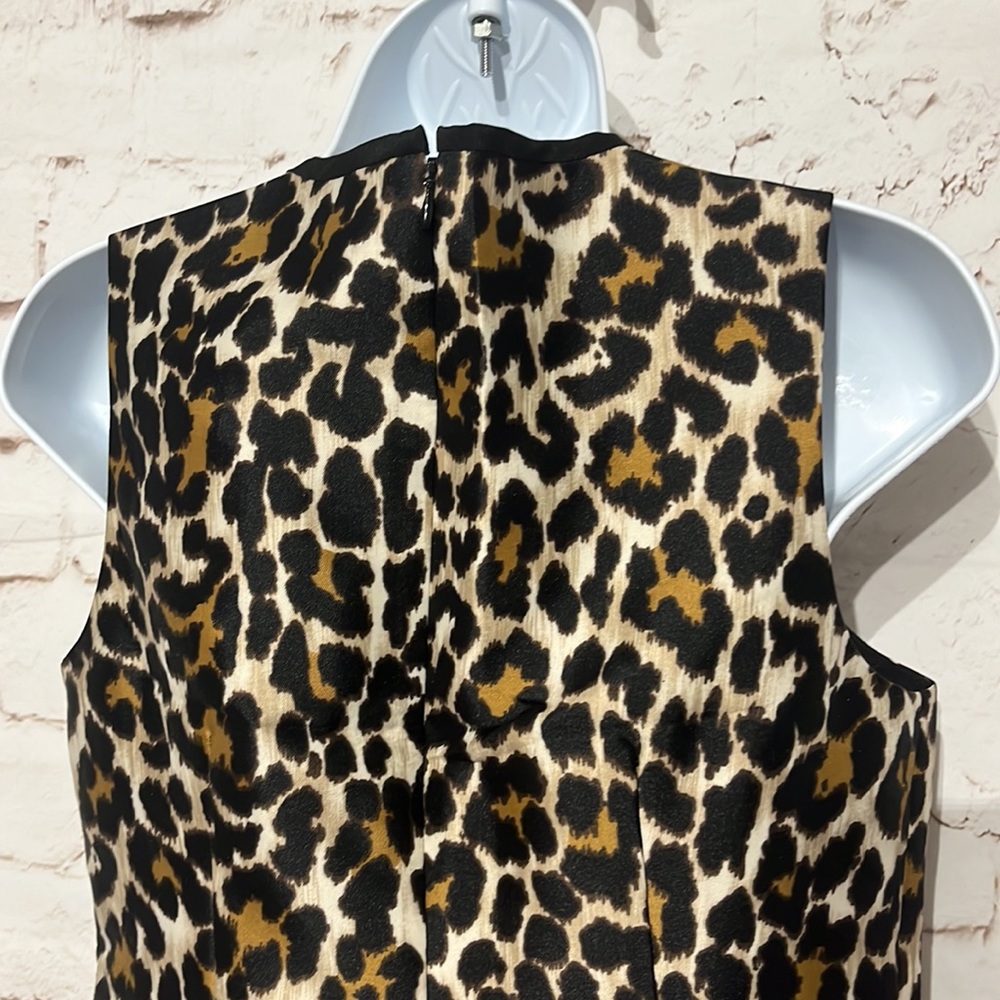 🆕J. Crew Leopard Shift Dress, Size 2 - Picture 8 of 10